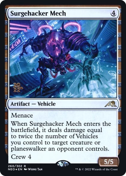 Surgehacker Mech, Prerelease Cards 260