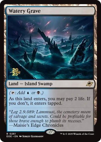 Watery Grave, Prerelease Cards 261
