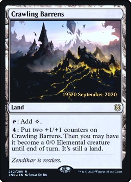 Crawling Barrens, Prerelease Cards 262