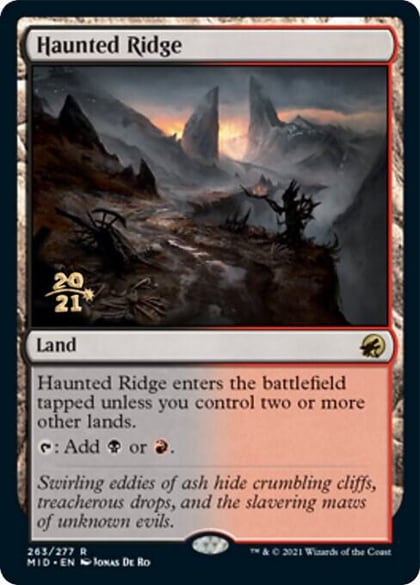 Haunted Ridge, Prerelease Cards 263