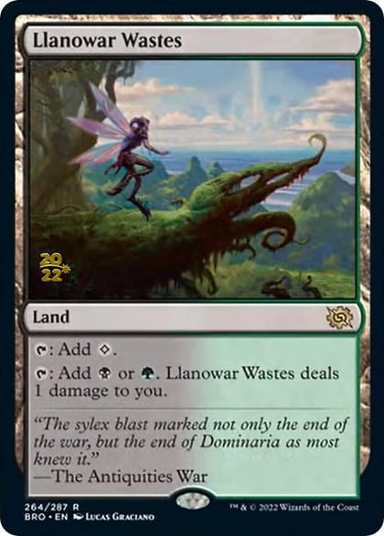 Llanowar Wastes, Prerelease Cards 264