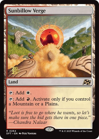 Sunbillow Verge, Prerelease Cards 264
