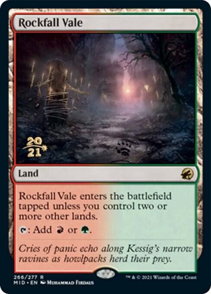 Rockfall Vale, Prerelease Cards 266