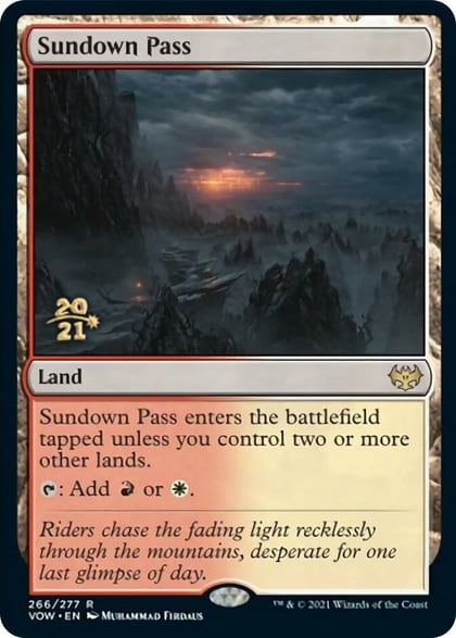 Sundown Pass, Prerelease Cards 266