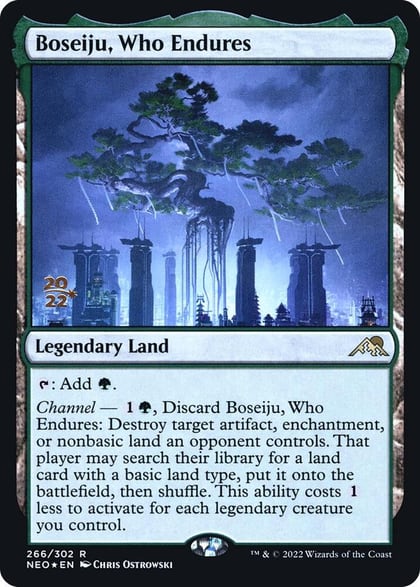 Boseiju, Who Endures, Prerelease Cards 266