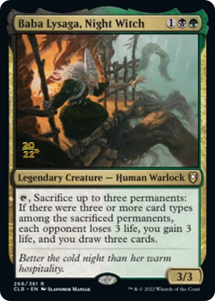 Baba Lysaga, Night Witch, Prerelease Cards 266
