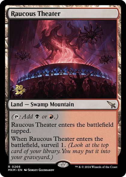 Raucous Theater, Prerelease Cards 266