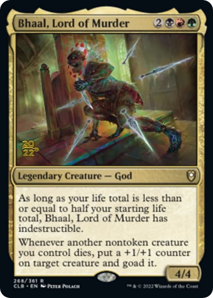 Bhaal, Lord of Murder, Prerelease Cards 268