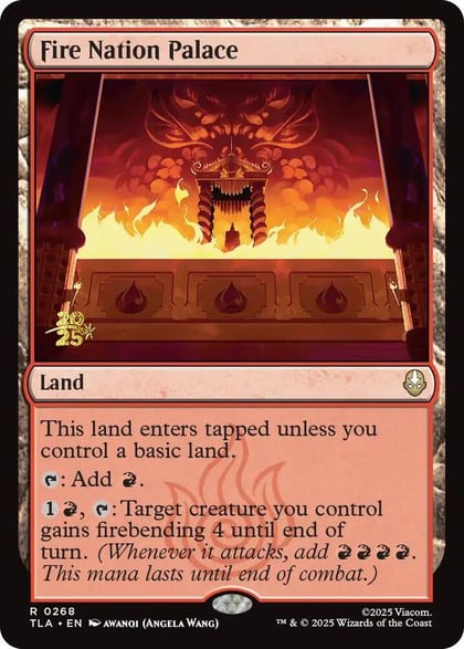 Fire Nation Palace, Prerelease Cards 268