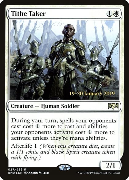 Tithe Taker, Prerelease Cards 27