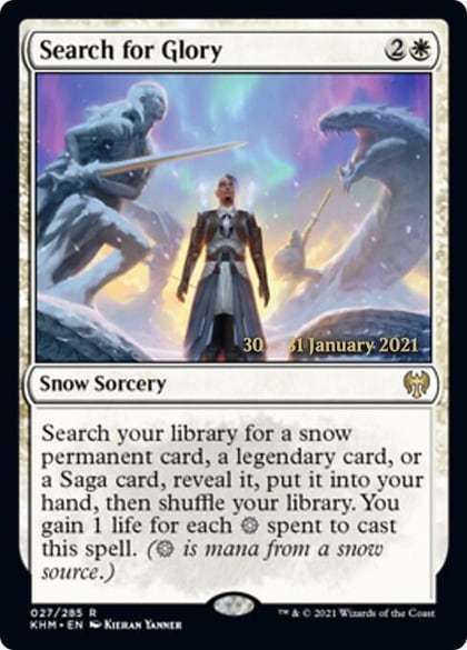 Search for Glory, Prerelease Cards 27