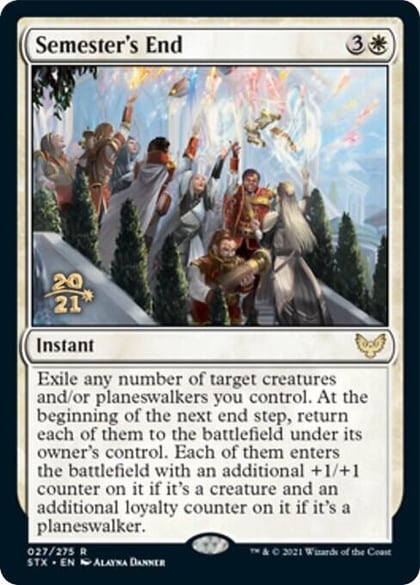 Semester's End, Prerelease Cards 27