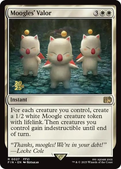 Moogles' Valor, Prerelease Cards 27