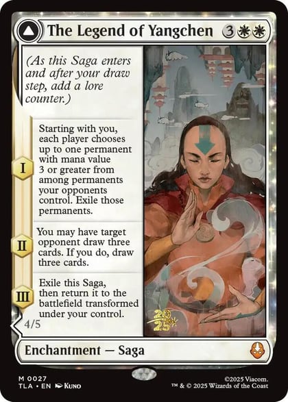The Legend of Yangchen, Prerelease Cards 27