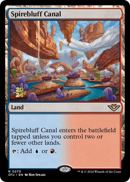 Spirebluff Canal (OTJ), Prerelease Cards 270