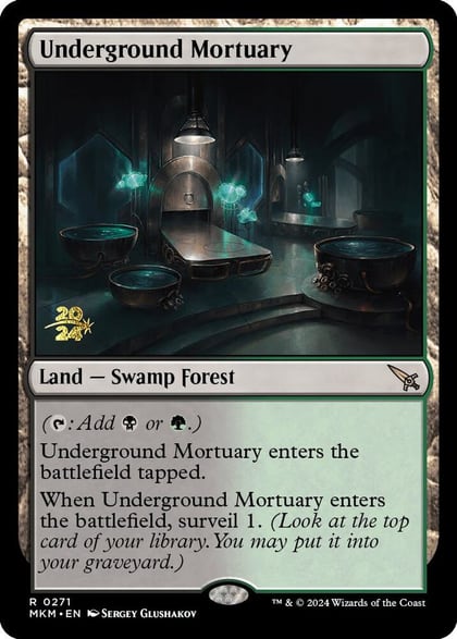 Underground Mortuary, Prerelease Cards 271