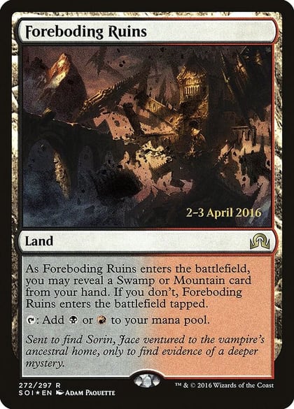 Foreboding Ruins, Prerelease Cards 272