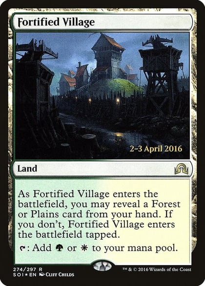 Fortified Village, Prerelease Cards 274