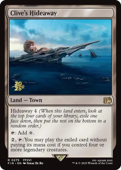 Clive's Hideaway, Prerelease Cards 275