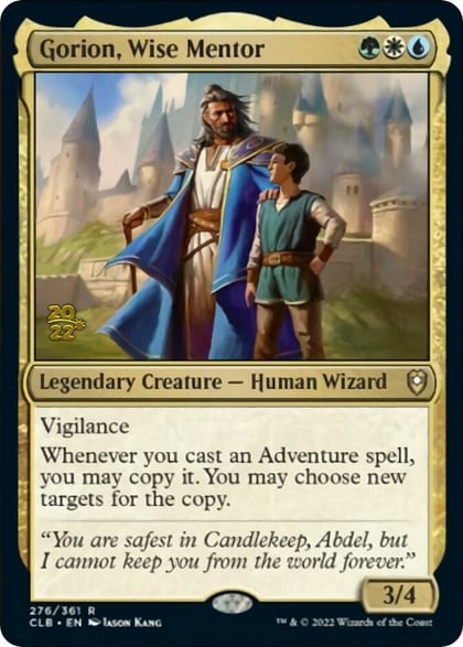 Gorion, Wise Mentor, Prerelease Cards 276