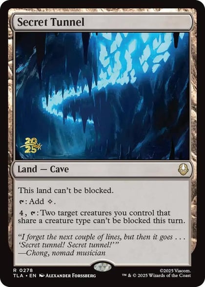 Secret Tunnel, Prerelease Cards 278