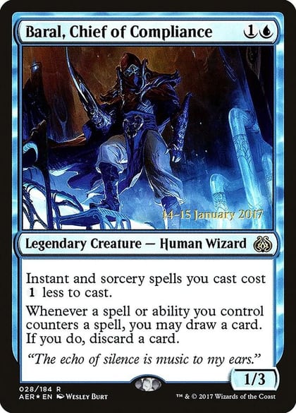 Baral, Chief of Compliance, Prerelease Cards 28