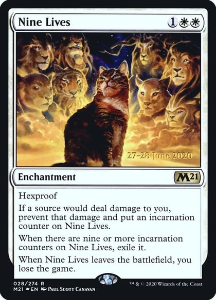 Nine Lives, Prerelease Cards 28