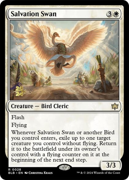 Salvation Swan, Prerelease Cards 28
