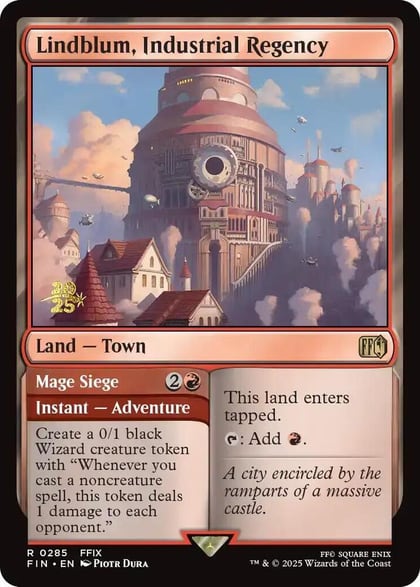 Lindblum, Industrial Regency, Prerelease Cards 285