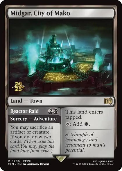 Midgar, City of Mako, Prerelease Cards 286