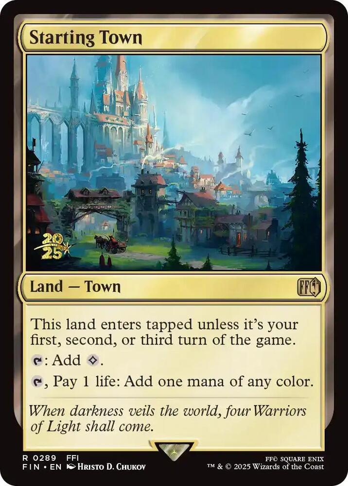 Starting Town, Prerelease Cards 289