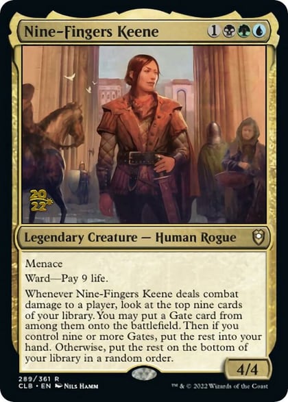 Nine-Fingers Keene, Prerelease Cards 289