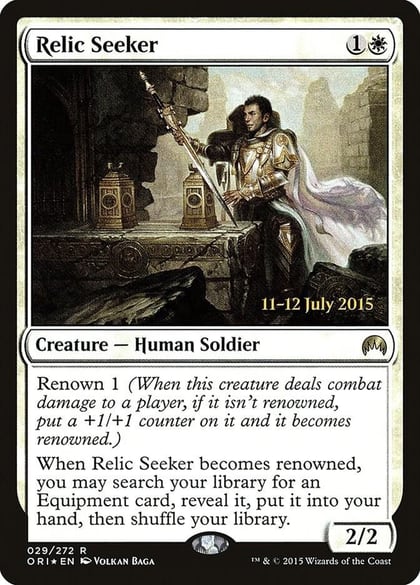 Relic Seeker, Prerelease Cards 29