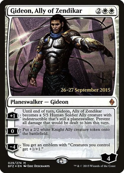 Gideon, Ally of Zendikar, Prerelease Cards 29