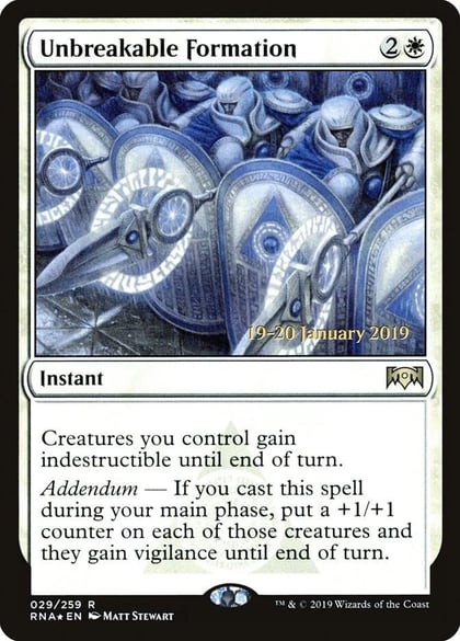 Unbreakable Formation, Prerelease Cards 29