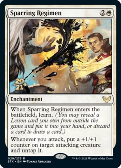 Sparring Regimen, Prerelease Cards 29