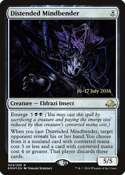 Distended Mindbender, Prerelease Cards 3