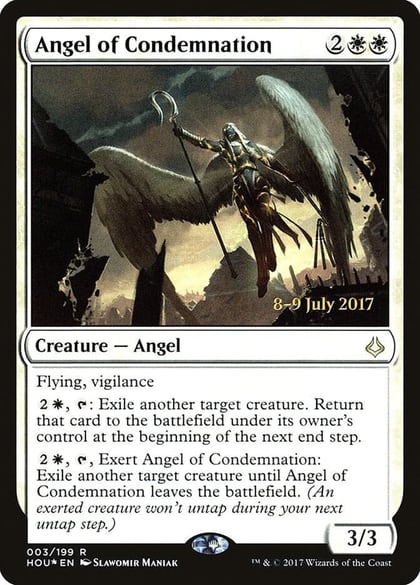 Angel of Condemnation, Prerelease Cards 3