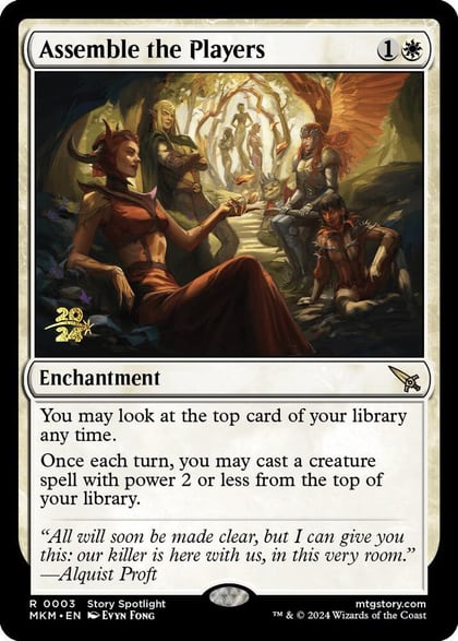 Assemble the Players, Prerelease Cards 3