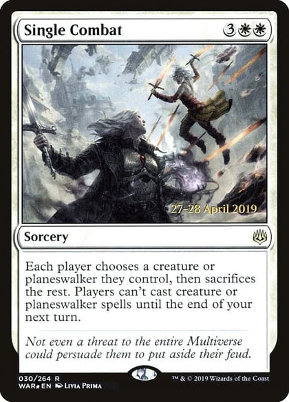 Single Combat, Prerelease Cards 30