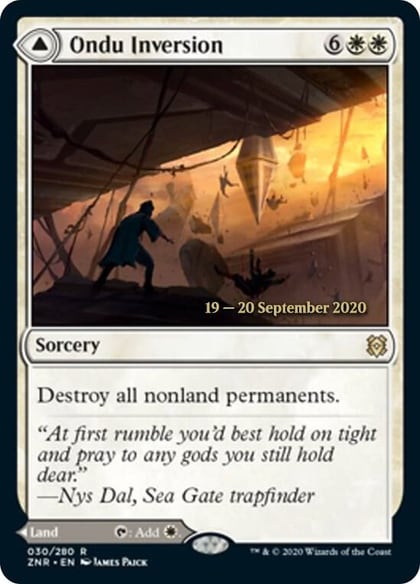 Ondu Inversion, Prerelease Cards 30