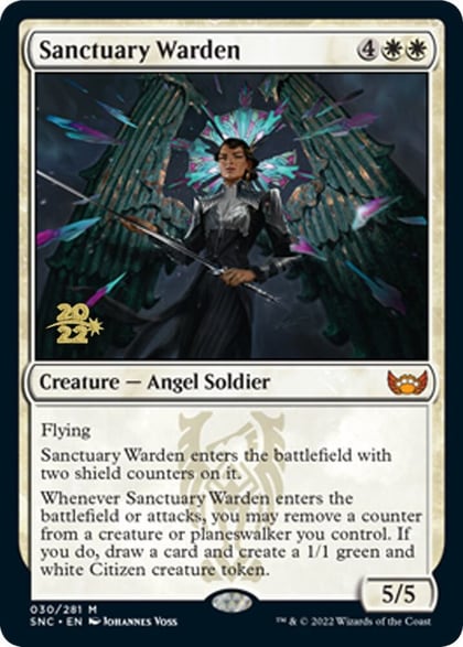 Sanctuary Warden, Prerelease Cards 30
