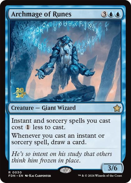 Archmage of Runes, Prerelease Cards 30