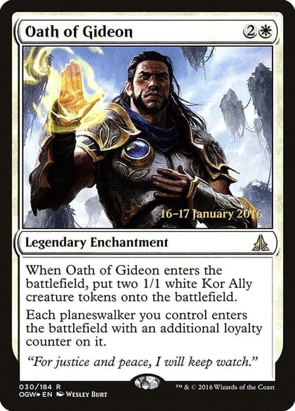 Oath of Gideon, Prerelease Cards 30
