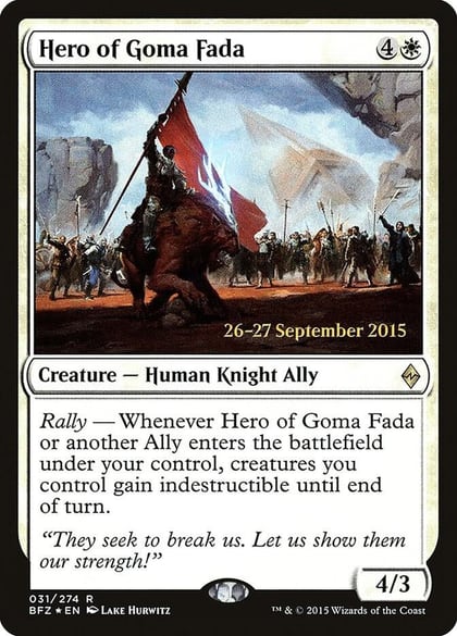 Hero of Goma Fada, Prerelease Cards 31