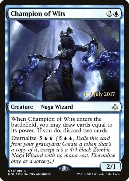 Champion of Wits, Prerelease Cards 31
