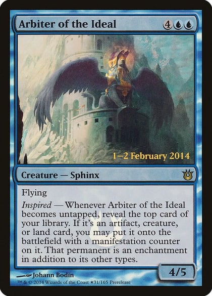 Arbiter of the Ideal, Prerelease Cards 31