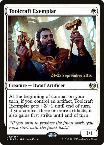 Toolcraft Exemplar, Prerelease Cards 32