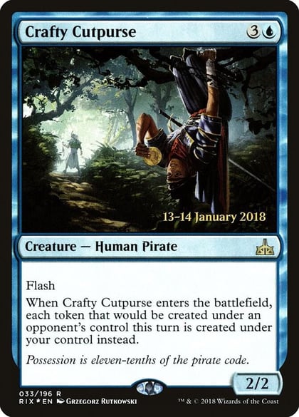Crafty Cutpurse, Prerelease Cards 33