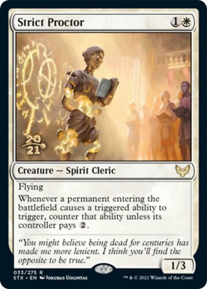 Strict Proctor, Prerelease Cards 33